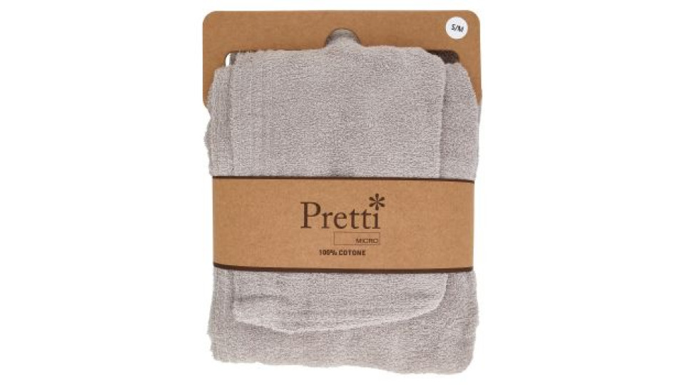Pretti Micro Accappatoio Adulto Microspugna Taglia S/M Ferro