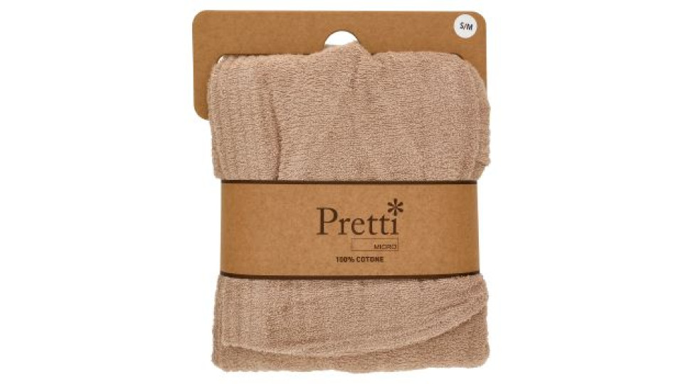Pretti Micro Accappatoio Adulto Microspugna Taglia S/M Tortora