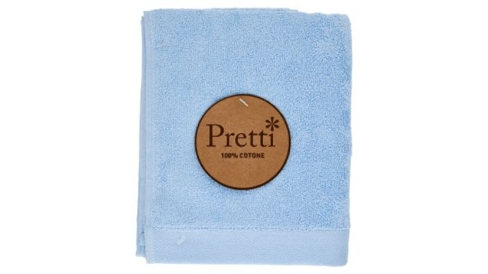 Pretti Elegance Asciugamano Cm 60x100 Azzurro Chiaro