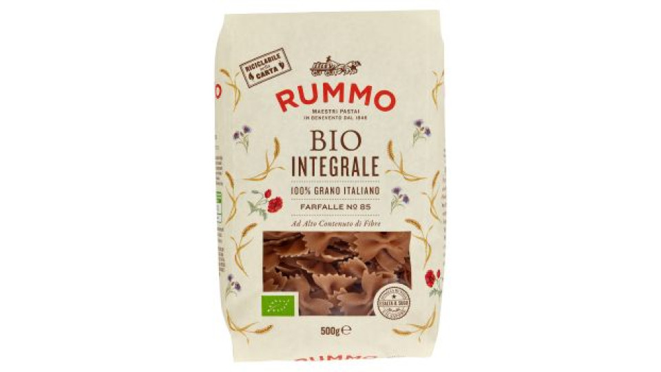 Rummo Bio Integrale Farfalle N° 85 500 g