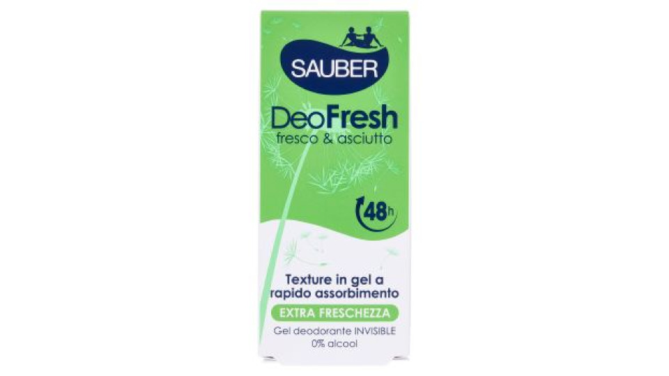 Sauber DeoFresh fresco & asciutto Gel deodorante 30 ml