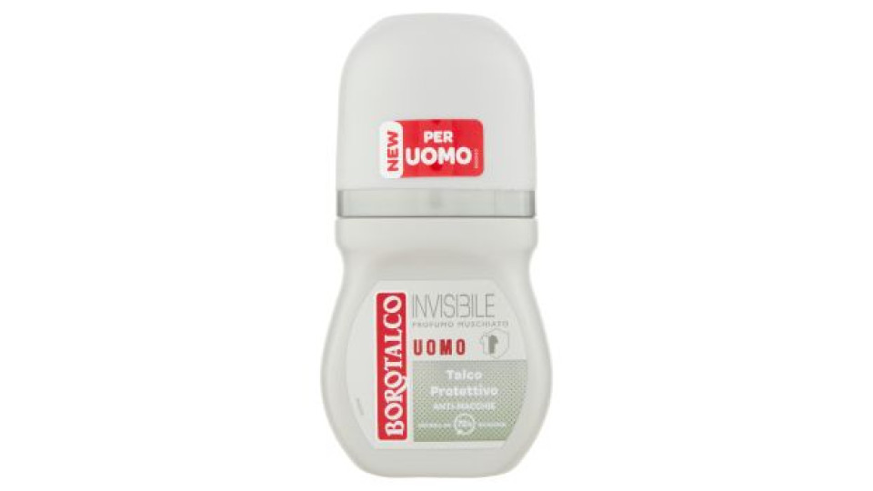 Borotalco Uomo Invisibile Profumo Muschiato Deo Roll On 50 ml