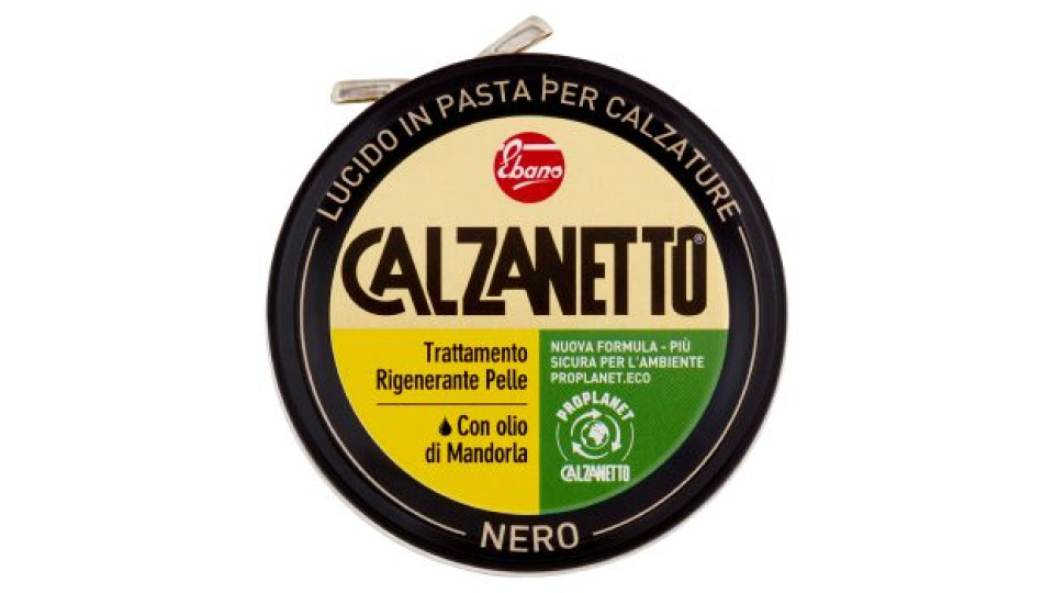 Calzanetto Lucido in Pasta per Calzature Nero 50 ml