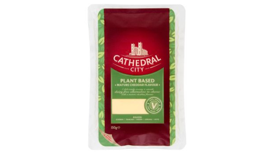 Cathedral City Plant Based Mature Cheddar Flavour 8 Fette 150 g