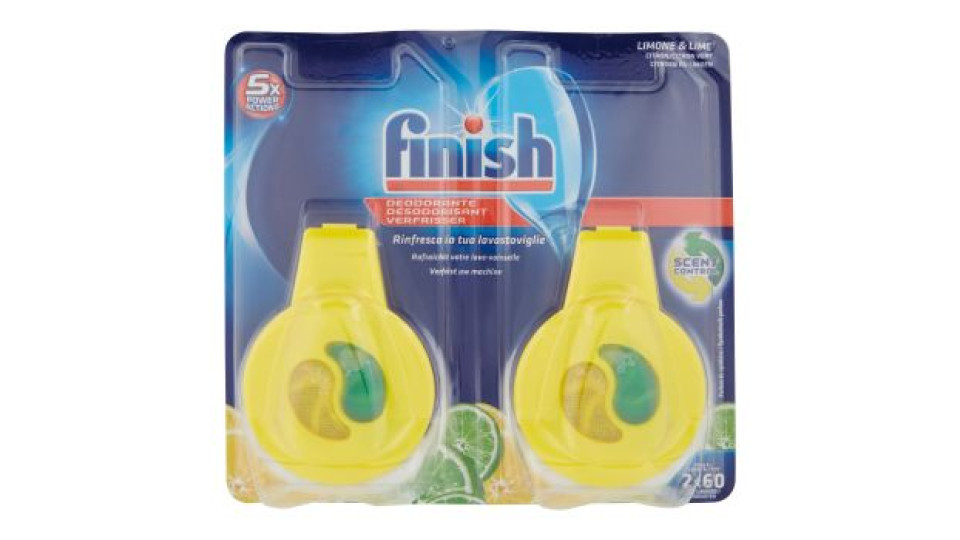 finish Deodorante Limone & Lime 2 x 4 ml