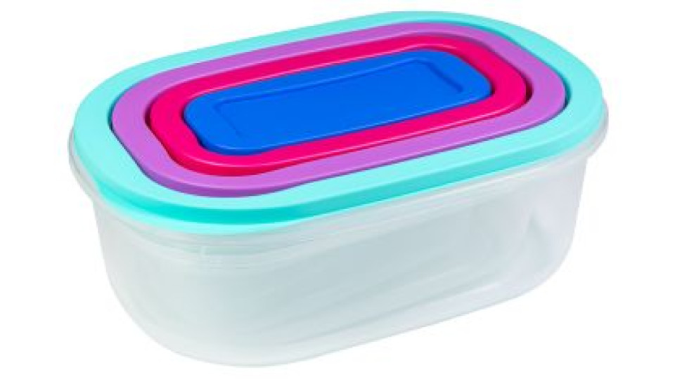 Contenitori frigo 4 pezzi