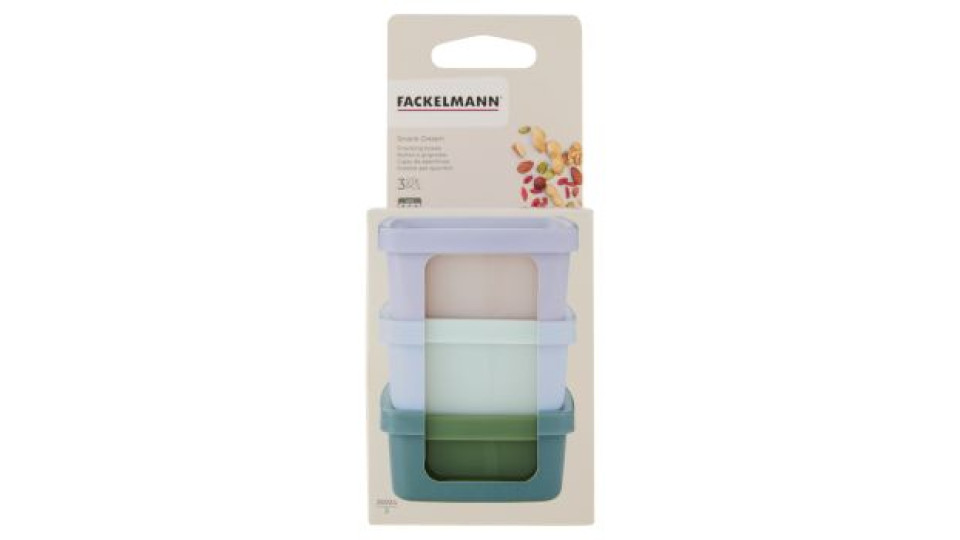 Fackelmann Scatole per spuntini 3 pz
