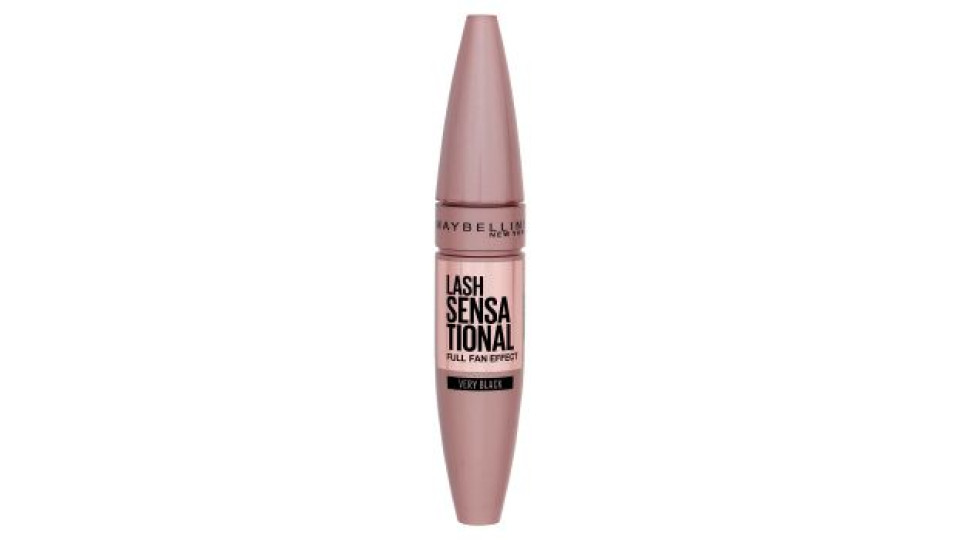 Maybelline New York Mascara Ciglia Sensazionali, Volumizzante, Very Black, 9.5 ml