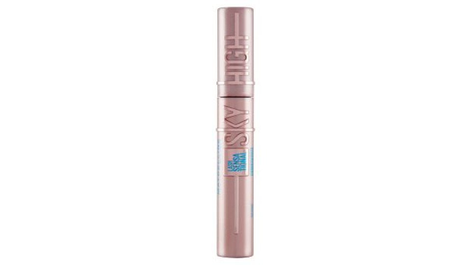 Maybelline New York Mascara Waterproof Ciglia Sensazionali Sky High, Nero, 7.2 ml
