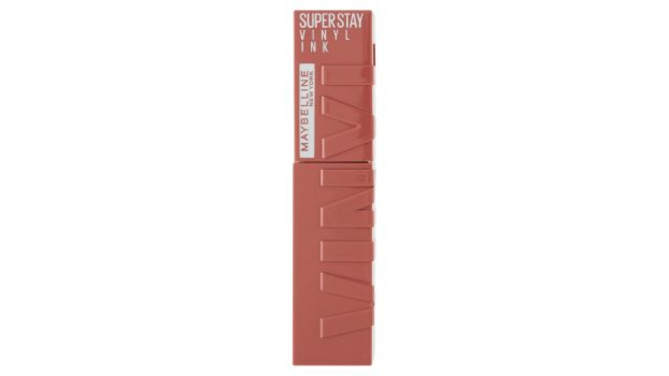 Maybelline New York SuperStay Vinyl Ink Rossetto Liquido a Lunga Tenuta, 35 Cheeky