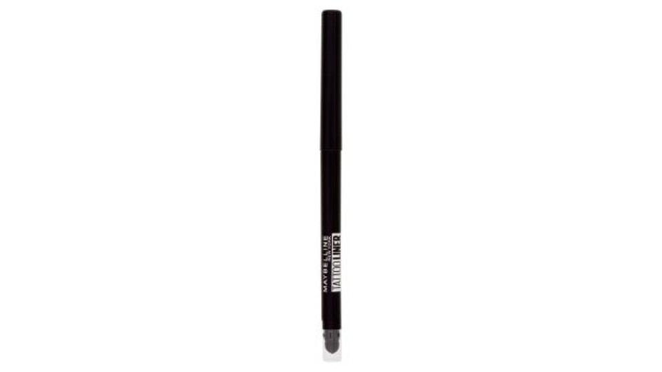 Maybelline New York, Matita Occhi in Gel Tattoo Liner Smokey, Lunga Tenuta, Waterproof, Black