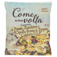 Come una volta, contorno di patate zucchine e "cipolla rossa di Tropea Calabria I.G.P" surgelato