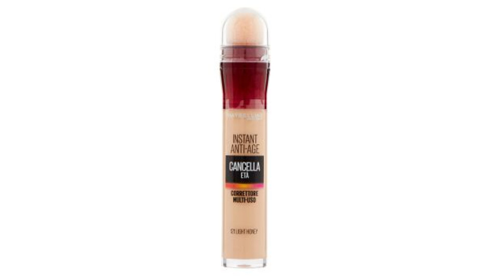 Maybelline New York Correttore Liquido Il Cancella Età, 121 Light Honey
