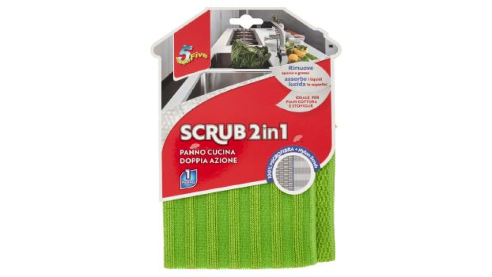 Super5 Scrub 2in1 Panno Cucina Doppia Azione 1 pz