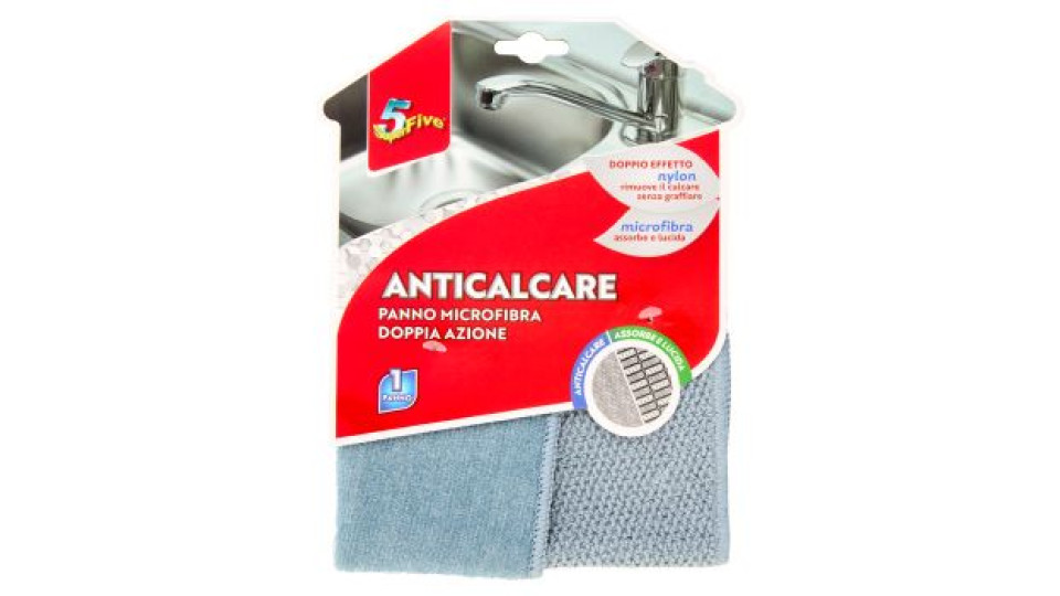 Super5 Anticalcare  Panno Microfibra Doppia Azione 1 pz