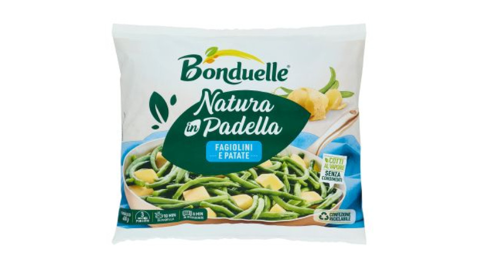 Bonduelle Natura in Padella Piselli e carotine Surgelato 450 g