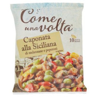 Come una volta, caponata alla Siciliana di melanzane e peperoni surgelata