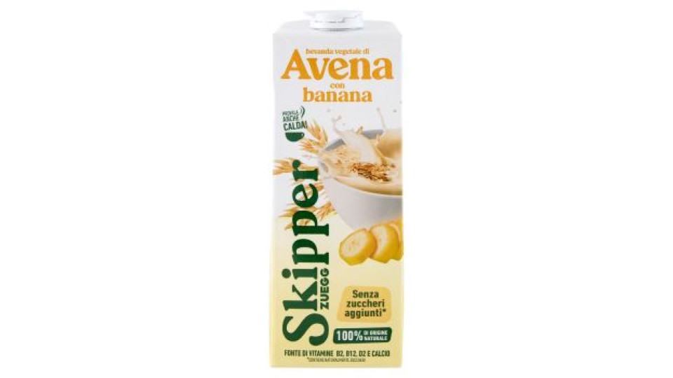 Zuegg Skipper bevanda vegetale di Avena con banana 1000 ml