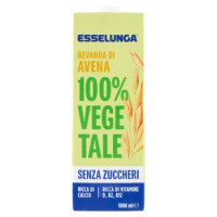 Esselunga Bevanda di avena 100% vegetale senza zuccheri 1000 ml