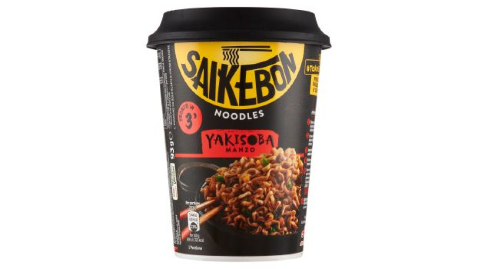 Saikebon Noodles Yakisoba Manzo 93 g