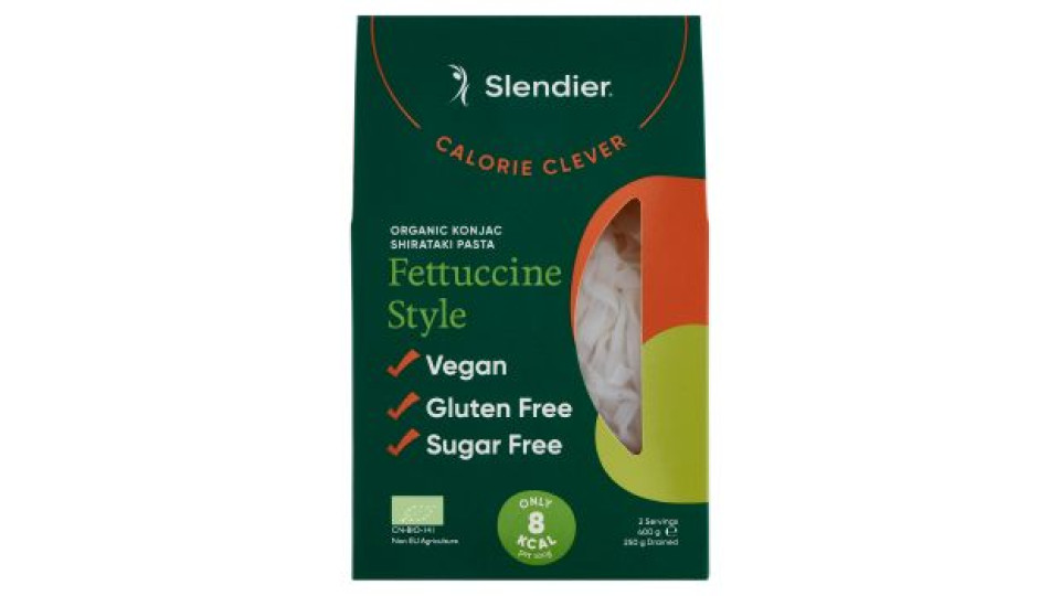 Slendier Organic Konjac Shirataki Pasta Fettuccine Style 400 g