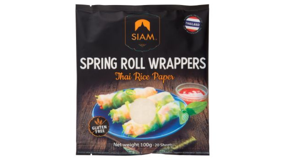 Siam Spring Roll Wrappers Thai Rice Paper 100 g