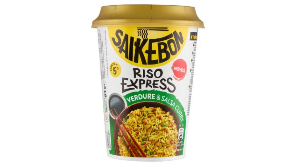 Saikebon Riso Express Verdure & Salsa Curry 83 g