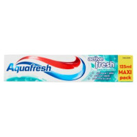 Aquafresh Active Fresh Dentifricio con mentolo Alito Fresco, Pulizia Attiva, previene le Carie 125ml