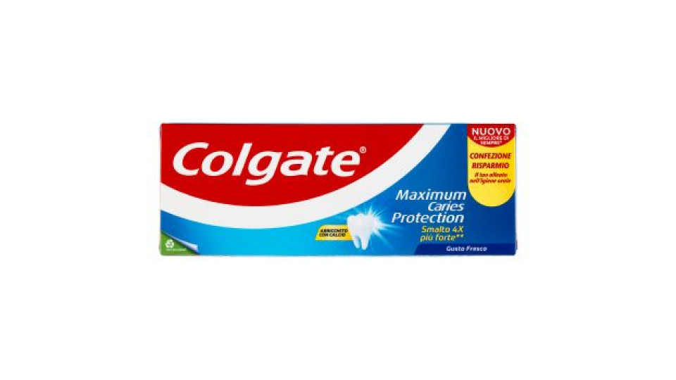 Colgate dentifricio Maximum Caries Protection, protezione carie 2x75 ml