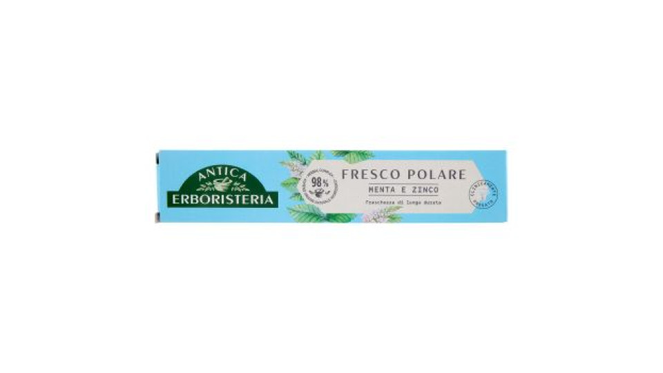 Antica Erboristeria Dentifricio Fresco Polare Menta e Zinco 75 ml