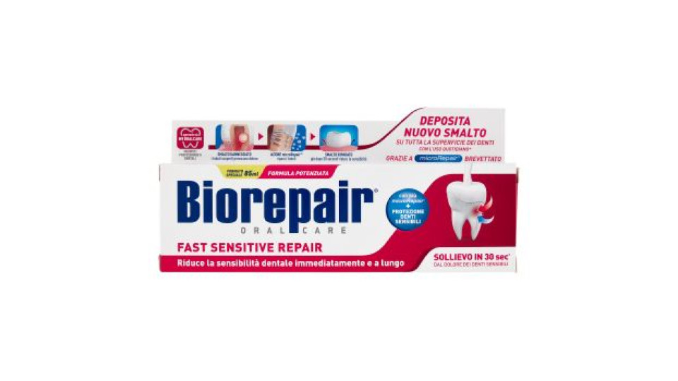 Biorepair Fast Sensitive Repair 85 ml