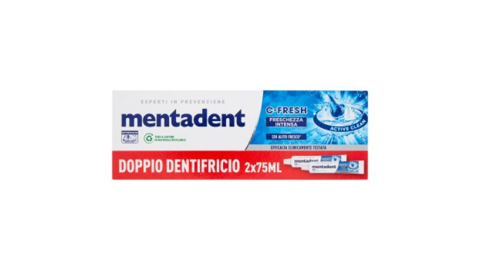 Mentadent C-Fresh  2 x 75 ml