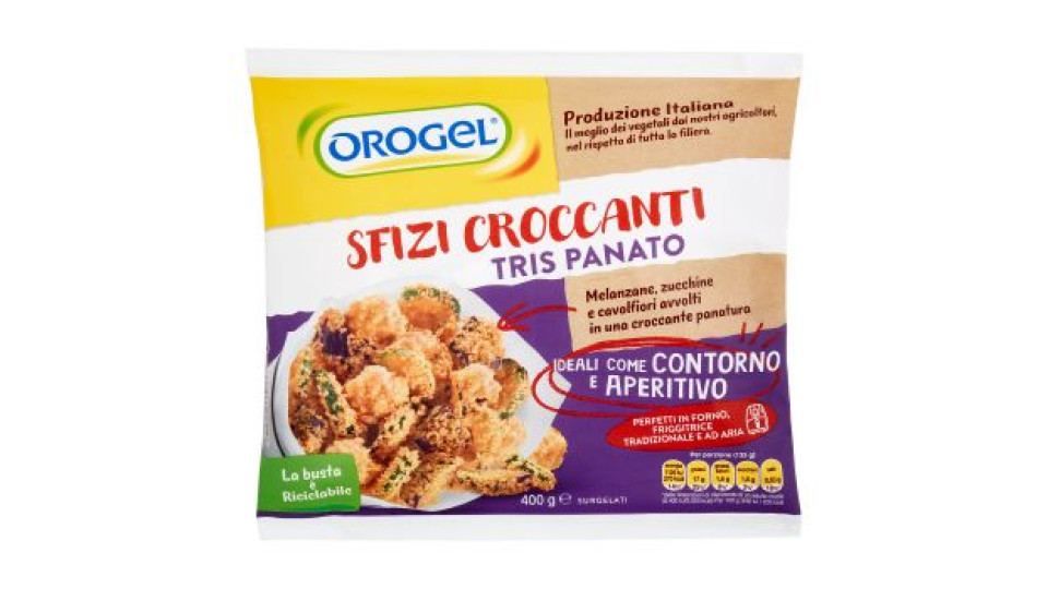Orogel Sfizi Croccanti Tris Panato Surgelati 400 g