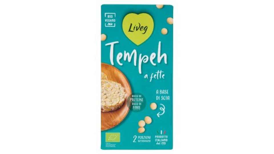 Liveg Tempeh a fette 150 g