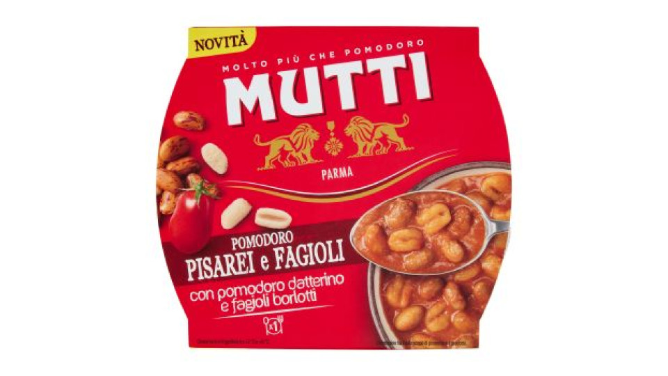 Mutti Pomodoro Pisarei e Fagioli con pomodoro datterino e fagioli borlotti 310 g