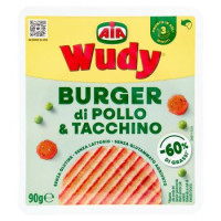 Aia Wudy Burger di Pollo & Tacchino 90 g
