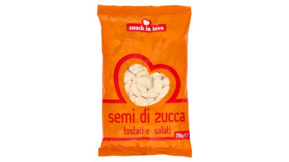 Alfano snack in love Semi di Zucca tostai e salati 200 g