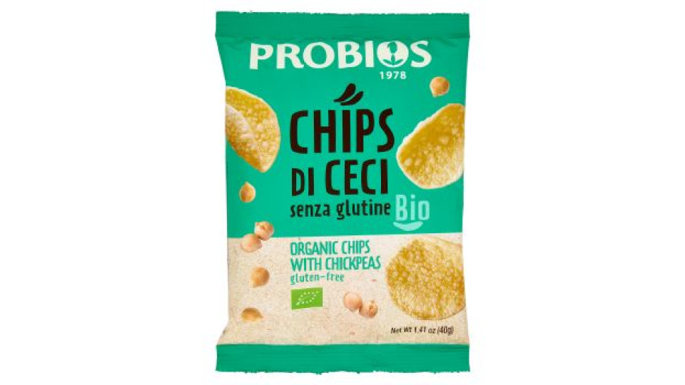Probios Chips di Ceci senza glutine Bio 40 g