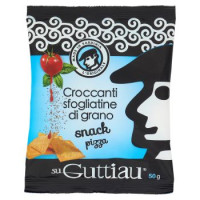 su Guttiau Croccanti sfogliatine di grano snack pizza 50 g
