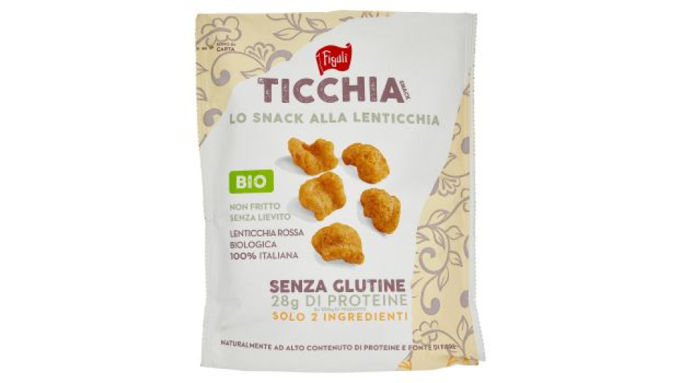Figulì Ticchia Snack lo Snack alla Lenticchia Bio 70 g