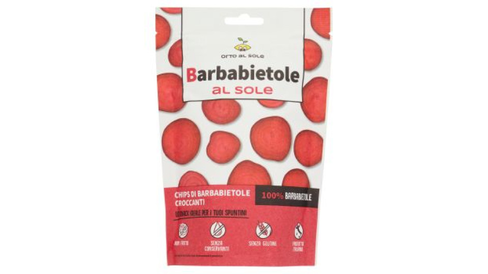 Orto al Sole Barbabietole al sole Chips di Barbabietole Croccanti 20 g