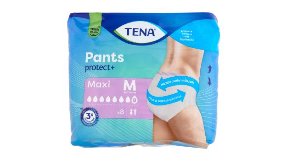 Tena Pants protect+ Maxi M 8 pz