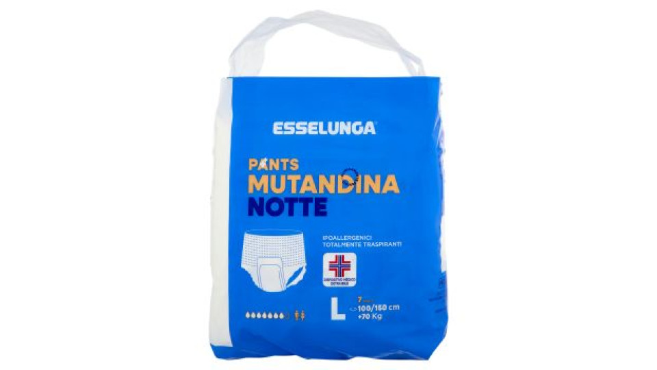 Esselunga Pants mutandina notte L 7 pz