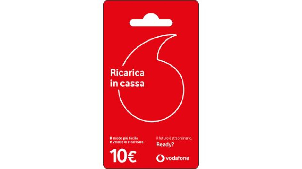 Vodafone Ricarica telefonica virtuale da 10 Euro