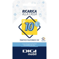 DIGI mobil Ricarica telefonica virtuale da 10 Euro