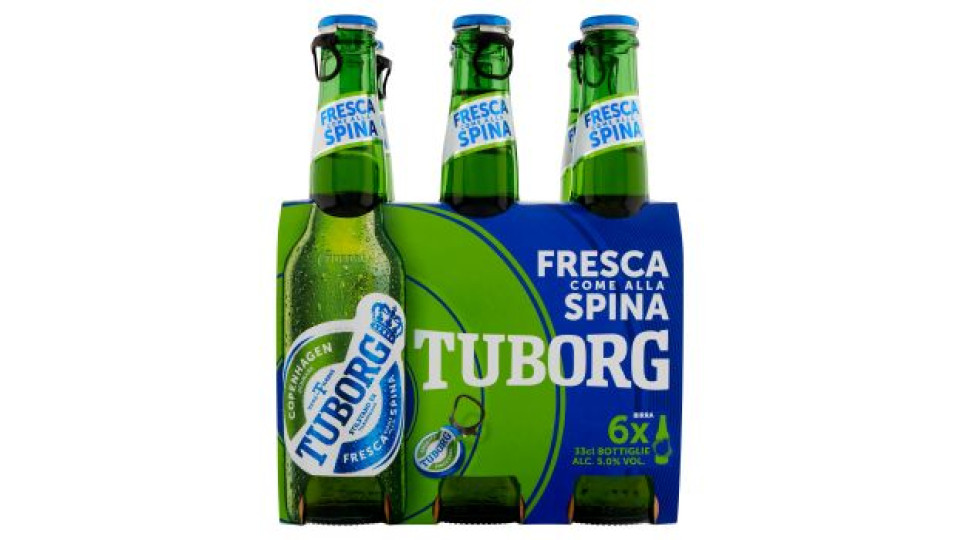 Tuborg Fresca Come alla Spina 6 x 33 cl