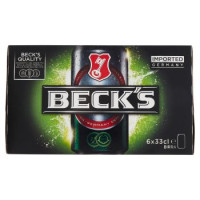 BECK'S Birra pilsner tedesca lattina 6x33cl