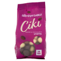 altromercato Ciki Praline al Cioccolato e Uvetta 100 g