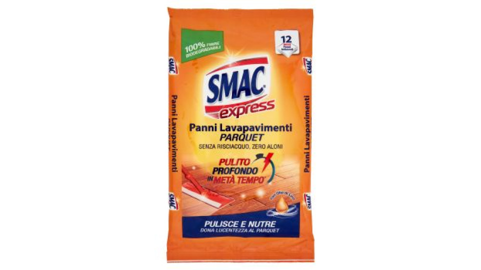 Smac express Panni Lavapavimenti Parquet 12 pz