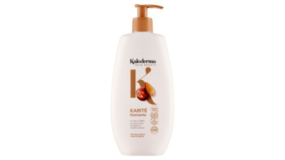 Kaloderma Nutriente Karité Fluida Corpo per Pelle Secca e Molto Secca 400 ml